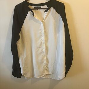 Sanctuary Black and White Blouse